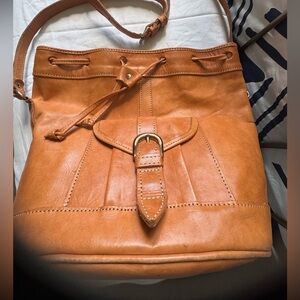 Force Ten West Leather handbag shoulder new